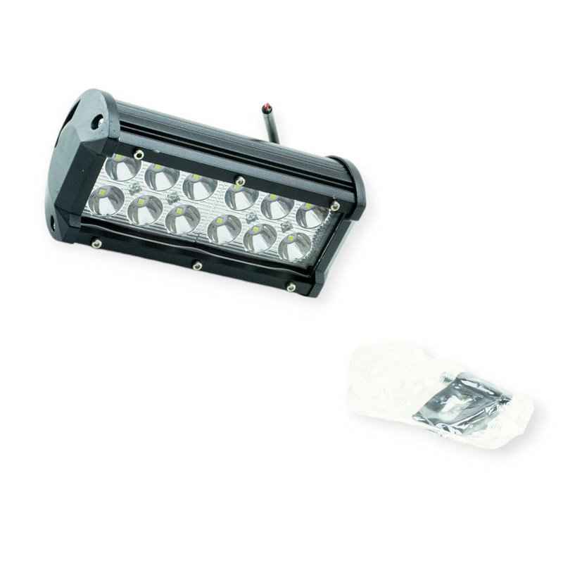 Фара LED прямокутна 160х70х65 (ДВШ) 36W дальній (12 LED) Н12 додаткова Мукачево - фото 1