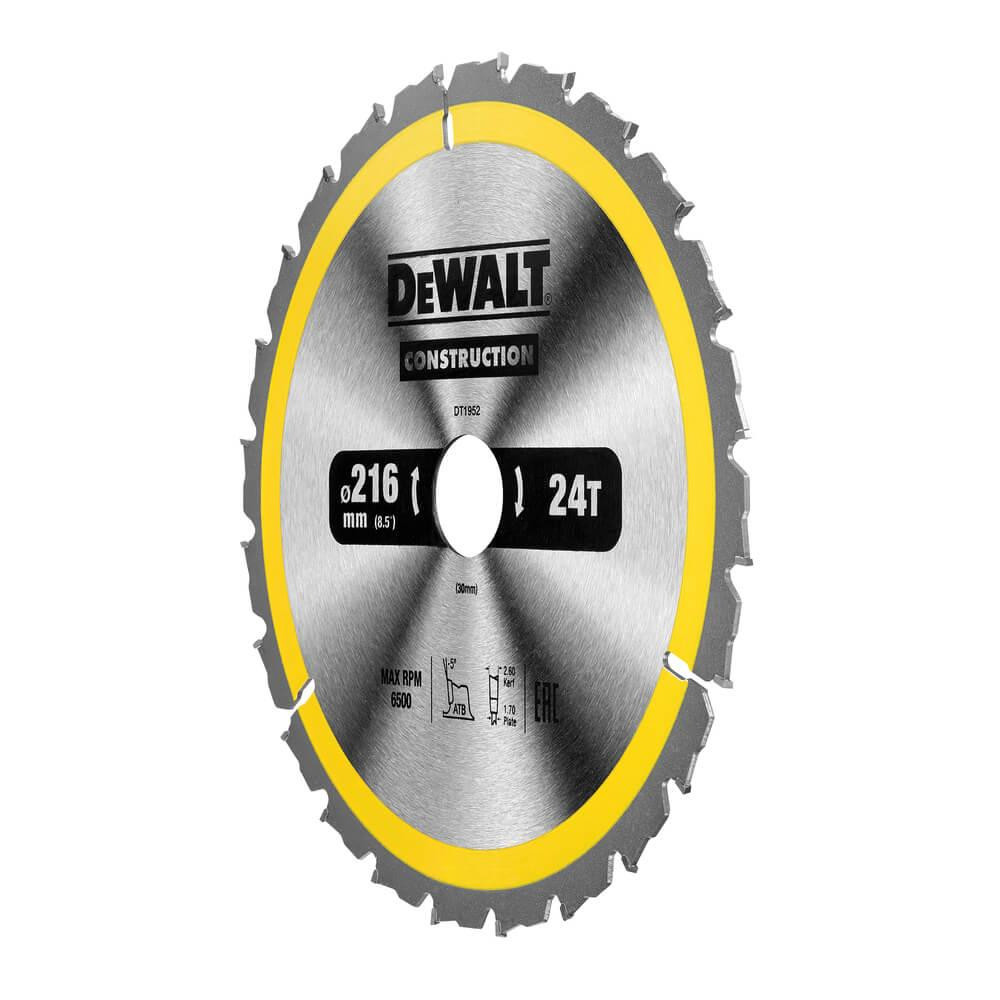 Диск пильный 216 х 30 (24Т) DeWALT DT1952 Киев - изображение 2