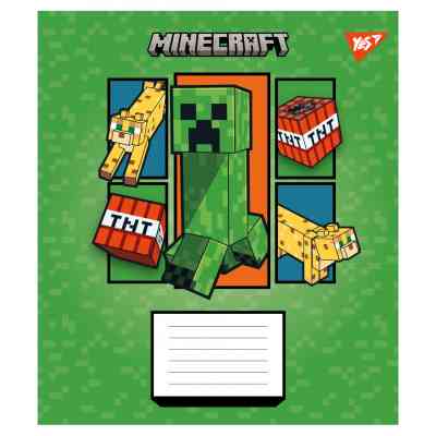 Тетрадь Yes Minecraft Arrows А5 24 листа клетка (767575) Винница