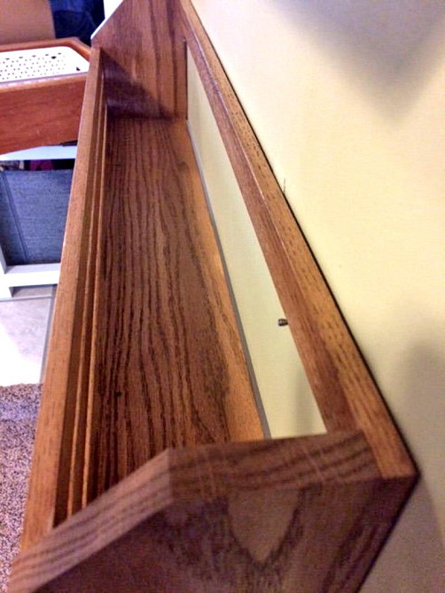 Настінна книжкова полиця "Атлас 80" капучино Миколаїв - фото 6