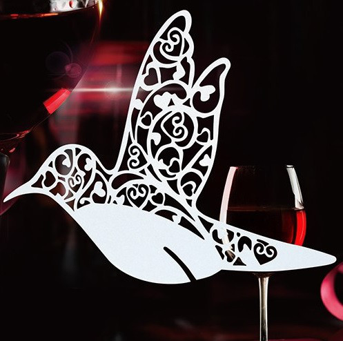 Банкетные карточки Колибри 10 штук 9 на 11 см белый Киев - изображение 2