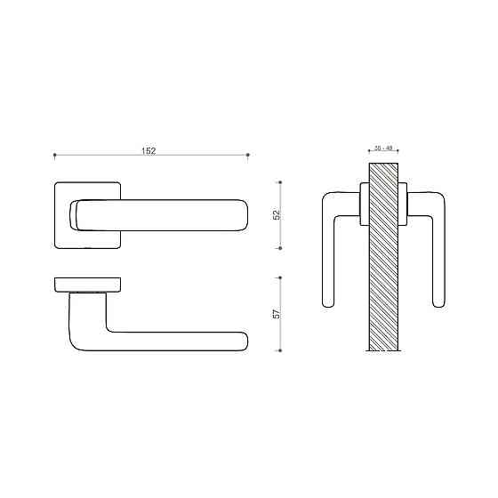 Ручка SYSTEM GAMMA HA195RO11 ALM1 Киев
