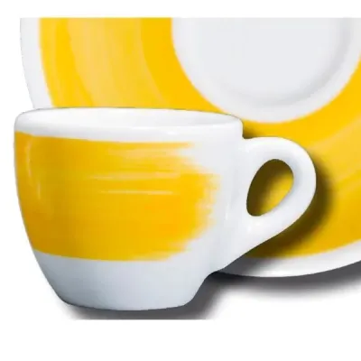 Чашка Ancap cappuccino 180 мл, серія Verona Millecolori Yellow (35121) Винница