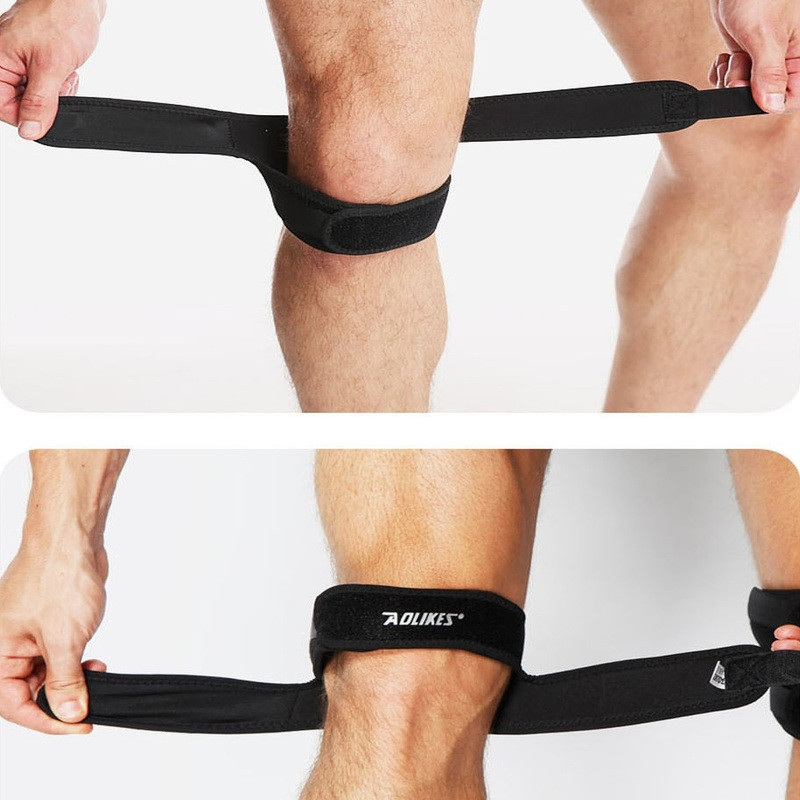 Фіксатор для колінного суглоба Aolikes (Чорний) Николаев - изображение 8