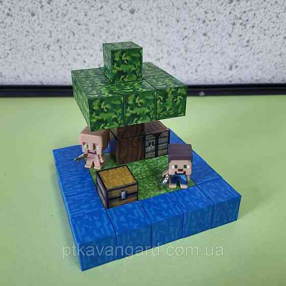Конструктор магнітний майнкрафт 38 кубики магнітні блоки Dream World LZCK 023 Хмельницький