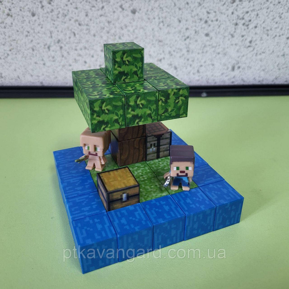 Конструктор магнітний майнкрафт 38 кубики магнітні блоки Dream World LZCK 023 Хмельницький - фото 3