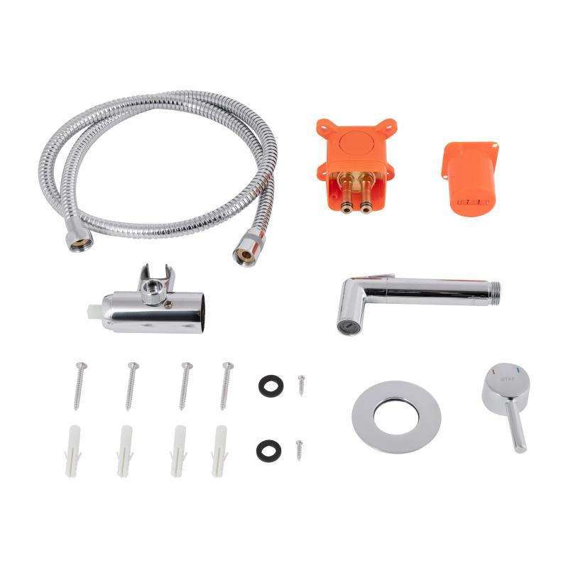 Гигиенический душ из латуни Qtap Inspai-Varius круглый QTINSVARCRMV00440001 Chrome Харьков - изображение 6