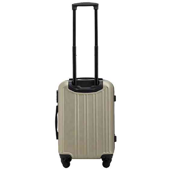 Валіза пластикова WINGS HRR01 мала 55 см шампань Київ