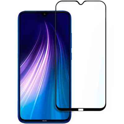 Стекло защитное PowerPlant Full screen Xiaomi Redmi Note 8, Black (GL607648) Винница