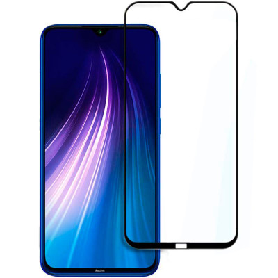 Стекло защитное PowerPlant Full screen Xiaomi Redmi Note 8, Black (GL607648) Винница - изображение 1