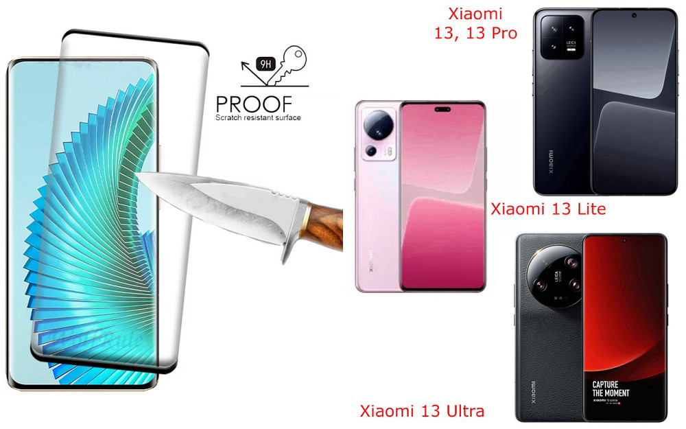 Захисне скло HyperGlass Pro для Xiaomi 13, 13 Lite, 13 Pro, 13 Ultra – максимальна чутливість та захист Київ - фото 2