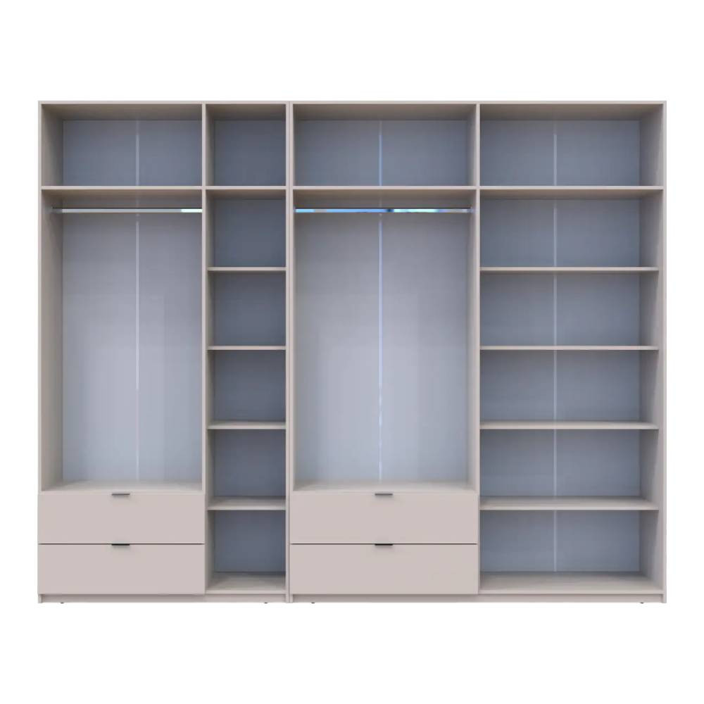 Шафа для одягу Doros Лукас Кашемір 3+4 ДСП 300х50х240 DRS-011718 (42005132) Львів - фото 5