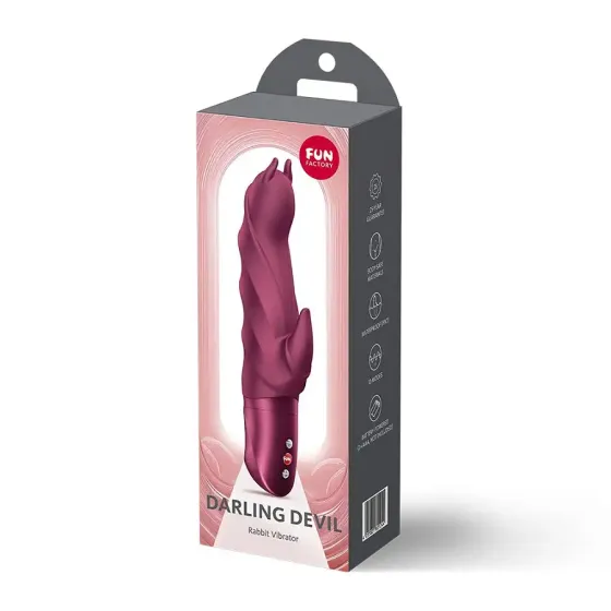Вібратор Fun Factory Darling Devil Wine Red Львів