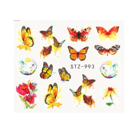 Водные слайдеры на ногти 