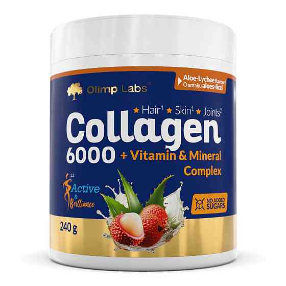 Колаген Olimp Collagen 6000 Active Beef 400g (Aloe-lychee) Луцьк