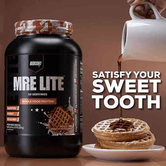 Протеїн Redcon1 MRE Lite 870 г, Waffles and Syrup Луцьк