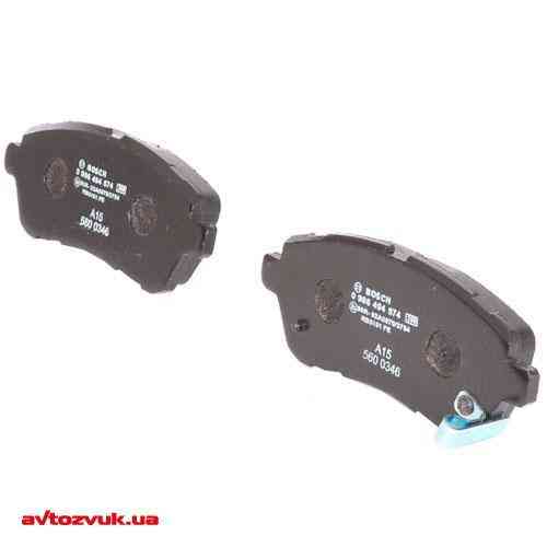 Гальмівні колодки Bosch дискові передні FORD/MAZDA/SUZUKI Fiesta/2/Justy/Swift'F 0986494574 Харків
