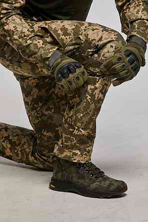 Военные штаны пиксель рип-стоп, боевые штурмовые летние штаны с затяжками под коленями Львов