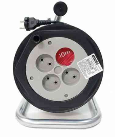 Електричний подовжувач на котушці 10м 2х1,0 кв.мм APRO Харків