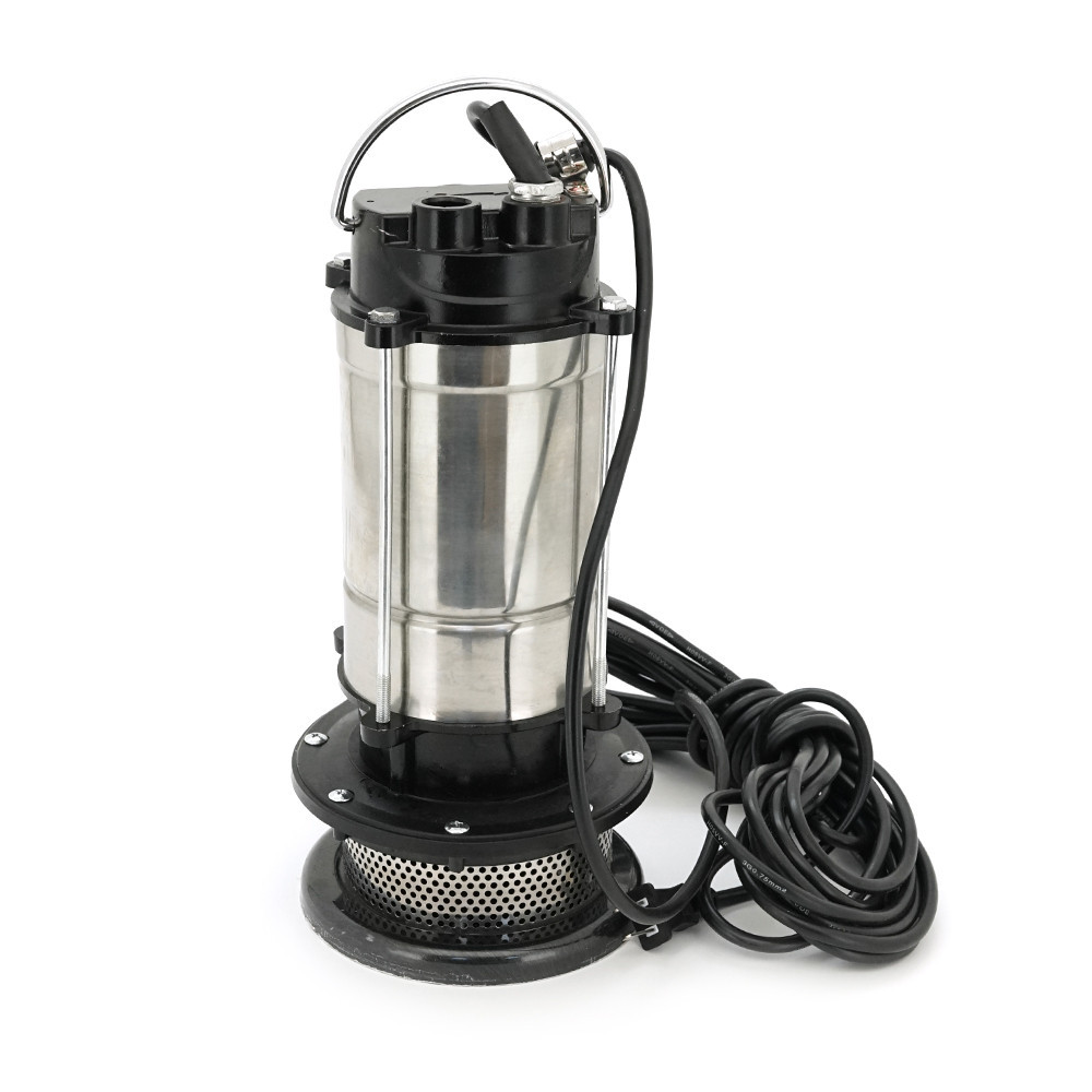 Погружающий насос, 750W, 220V, до 3 м3/ч, подъем до 20 м, 25мм, нержавеющая сталь, 400х230х230 мм, 6.8 кг. + переходник Киев - изображение 3