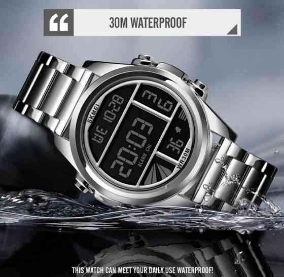 Наручные мужские часы Skmei 1448 Indigo Серебристый Киев