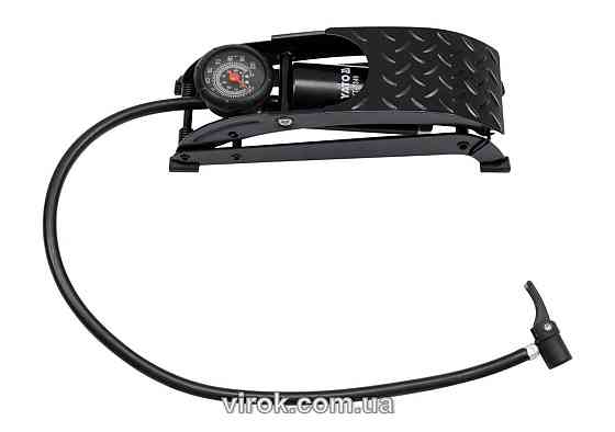 Насос ножний YATO з манометром [10] Одеса