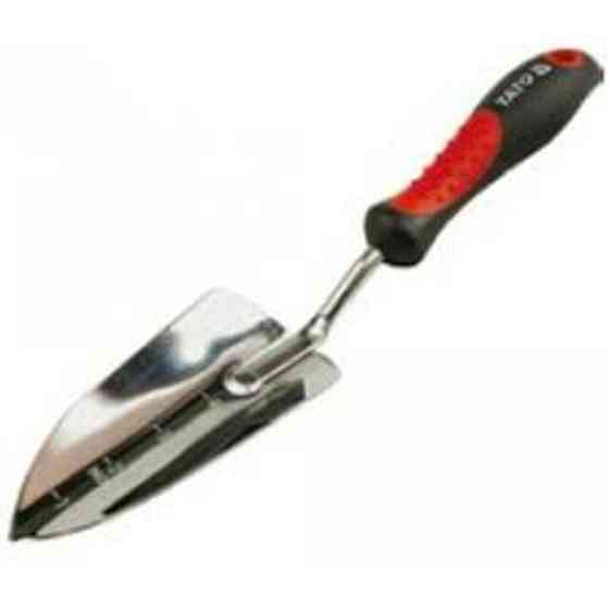 Лопатка посадкова YATO: l=340 мм, широка, хромована, ергон.ручка [12/72] Одеса