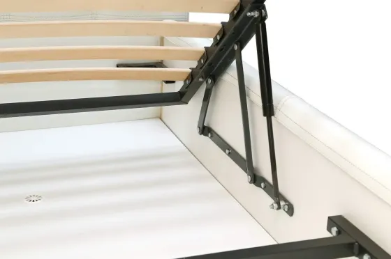 Ліжко Двоспальне London Comfort 180 х 190 см Boom 01 З підйомним механізмом та нішою для білизни Білий Київ