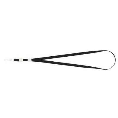 Шнурок для бейджа Buromax 460х10 мм Black, карабин (BM.5425-01) Винница