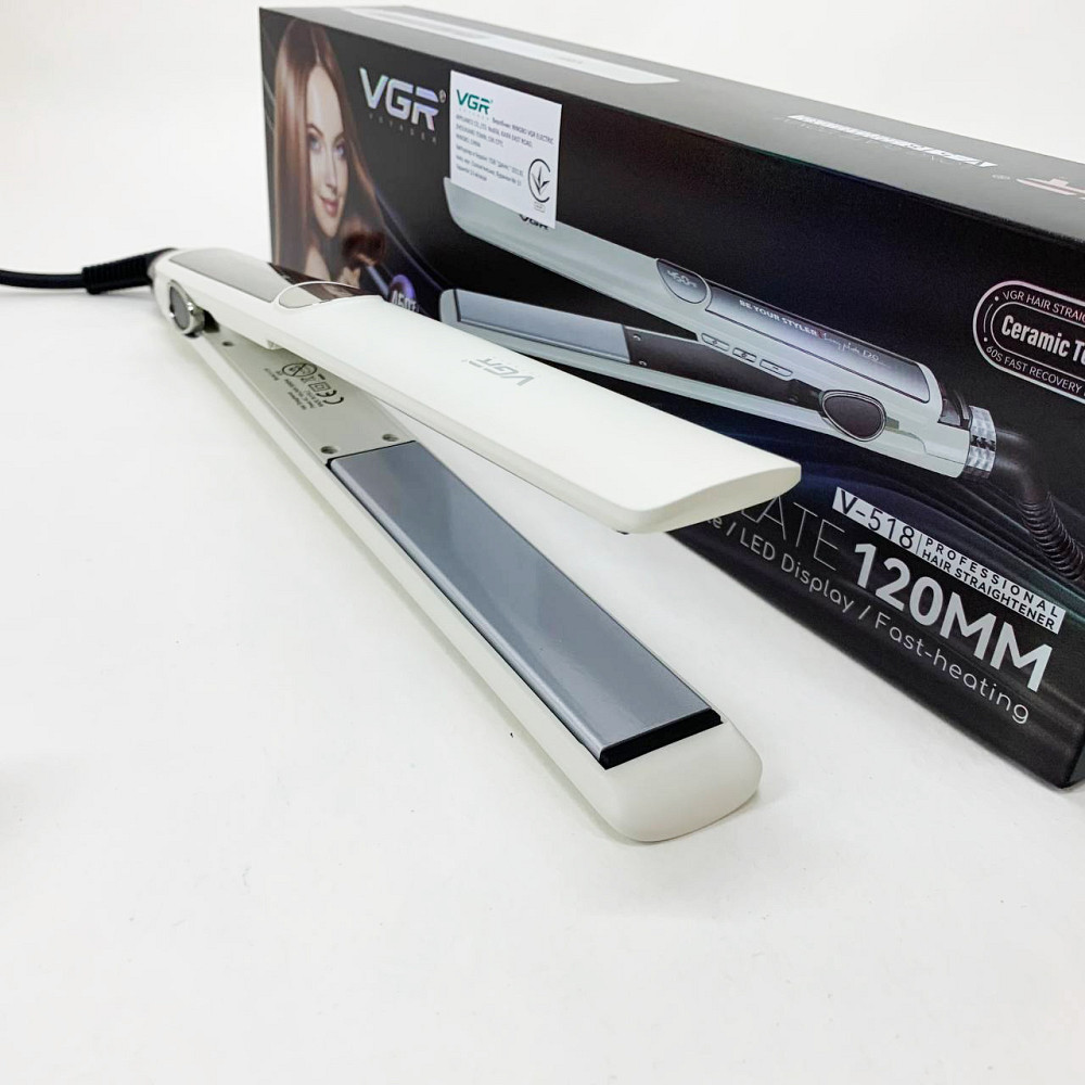 Плойка для выпрямления VGR V-518, Выпрямитель утюжок щипцы, Щипцы для вьющихся волос MG-28 Львов - изображение 1