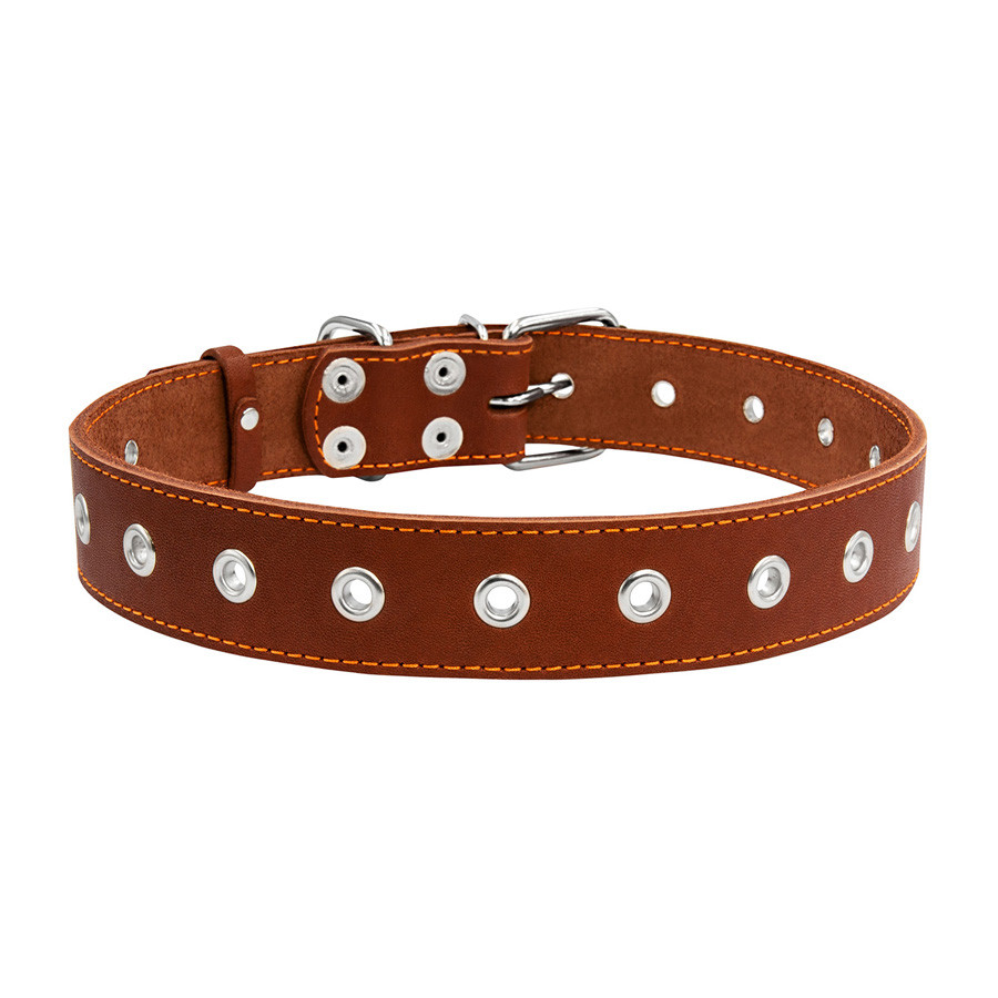 Нашийник "CoLLaR" безрозмірний (ширина 35мм, довжина 69см) коричневий Коломыя - изображение 3