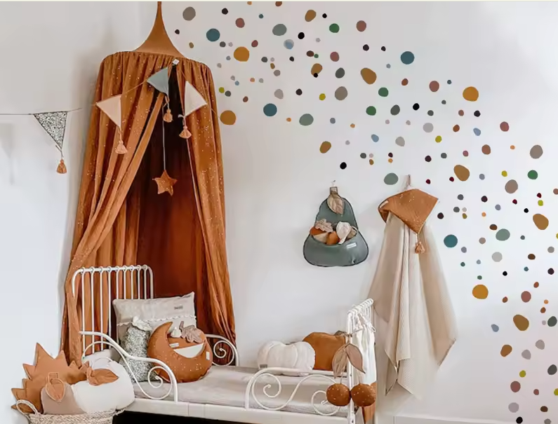 Набор виниловых наклеек декоративный в детскую комнату 