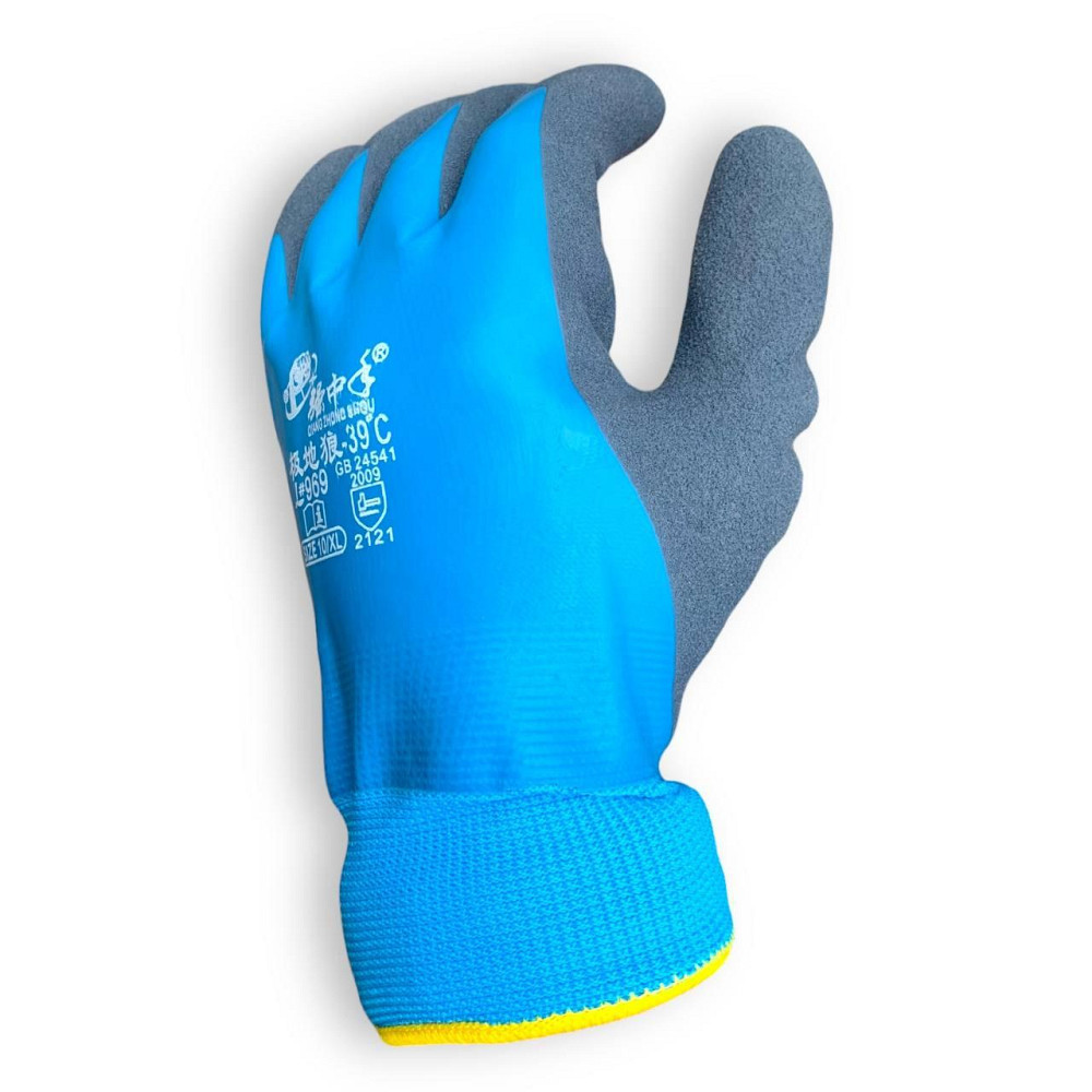 Рукавички зимові дуже теплі Нітрил щільний, усередині фліс до -30 Харків - фото 7