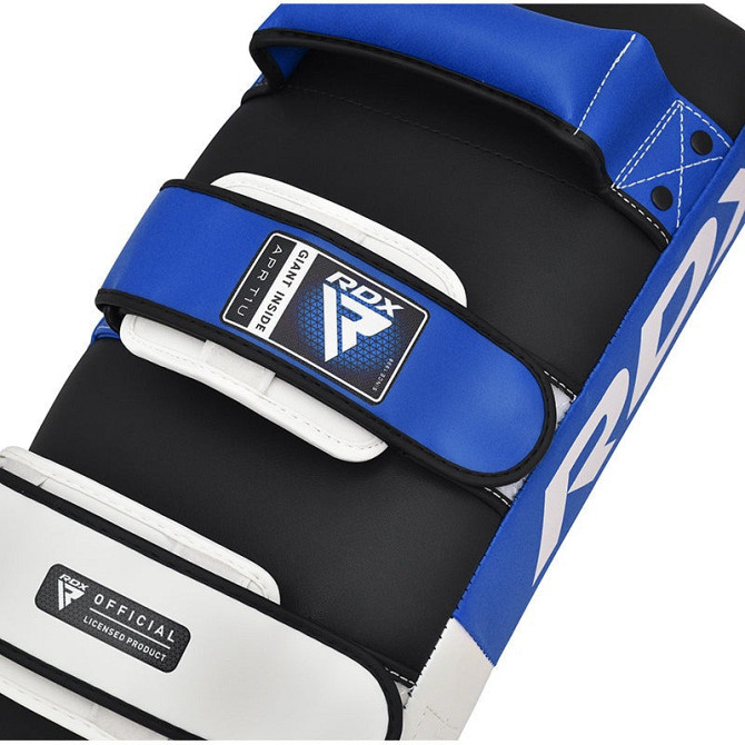 Пади для тайського боксу RDX T1 Curved Thai Kick Pad Blue (1 шт.) Каменское - изображение 3