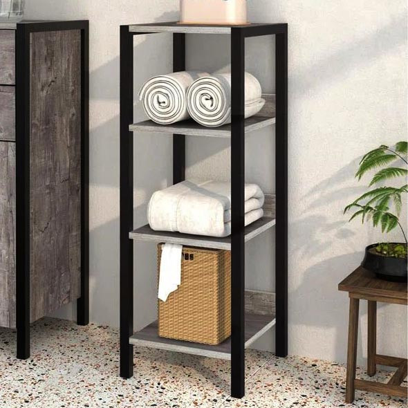 Етажерка для ванної "Фалаус" венге-маренго Миколаїв - фото 1