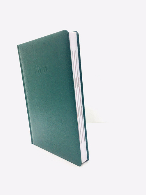 Щоденник А5 ALLEGRA датований 2024 сторінок 352 Зелений (21691-04) Чернигов - изображение 2
