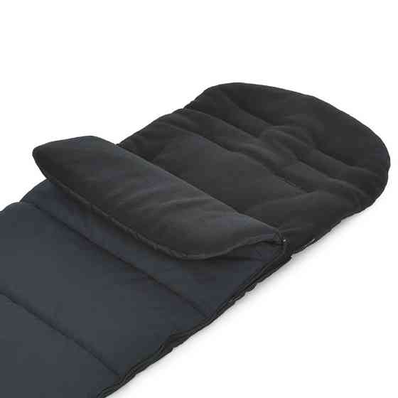 Конверт у коляску ME 1130 Footmuff Basic Black 96 х 43 см, застібки-блискавки Вінниця