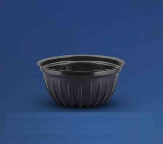 Соусница с крышкой 50мл, комплект 105 шт, с черным дном Павлоград