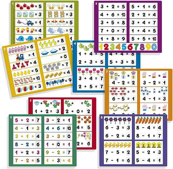 Іграшка Diset 68954 кольорова Навчальний набір для додавання і віднімання Вивчення кольорів Розвиваюча гра для 5 років Київ