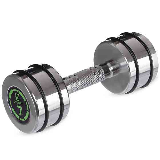 Гантель 7 кг хромована Zelart-2622-7 Київ