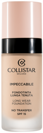 Тональная основа Collistar Impeccabile Long Wear Foundation SPF15 3N Natural Славянск