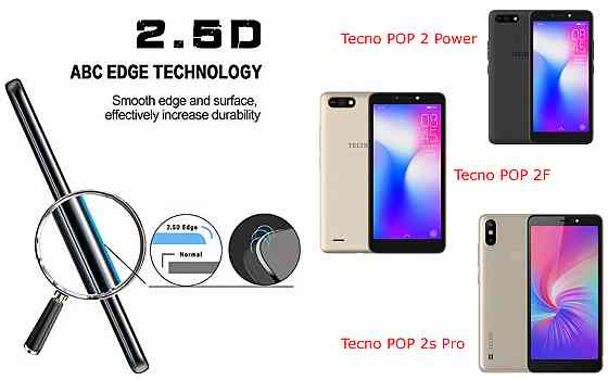 Защитное стекло ArmorGlass для Tecno POP 2 Power, POP 2F, POP 2s Pro – устойчивое к царапинам и ударам Киев