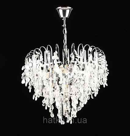 Люстра підвісна кришталева E2726/6, Хром Київ