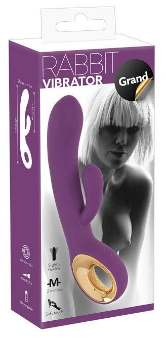 Вібратор Rabbit grand purple Sex Aura Київ - фото 1