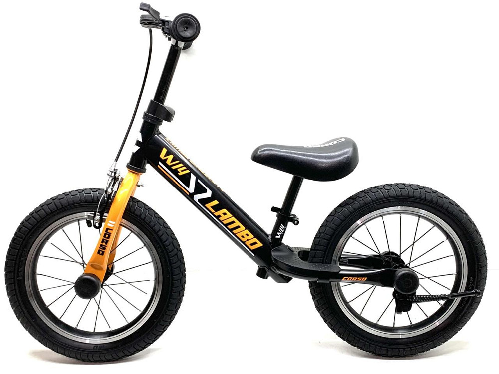 Біговел CORSO LAMBO сталева рама надувні колеса Чорний (LB-14084) Чернігів - фото 5