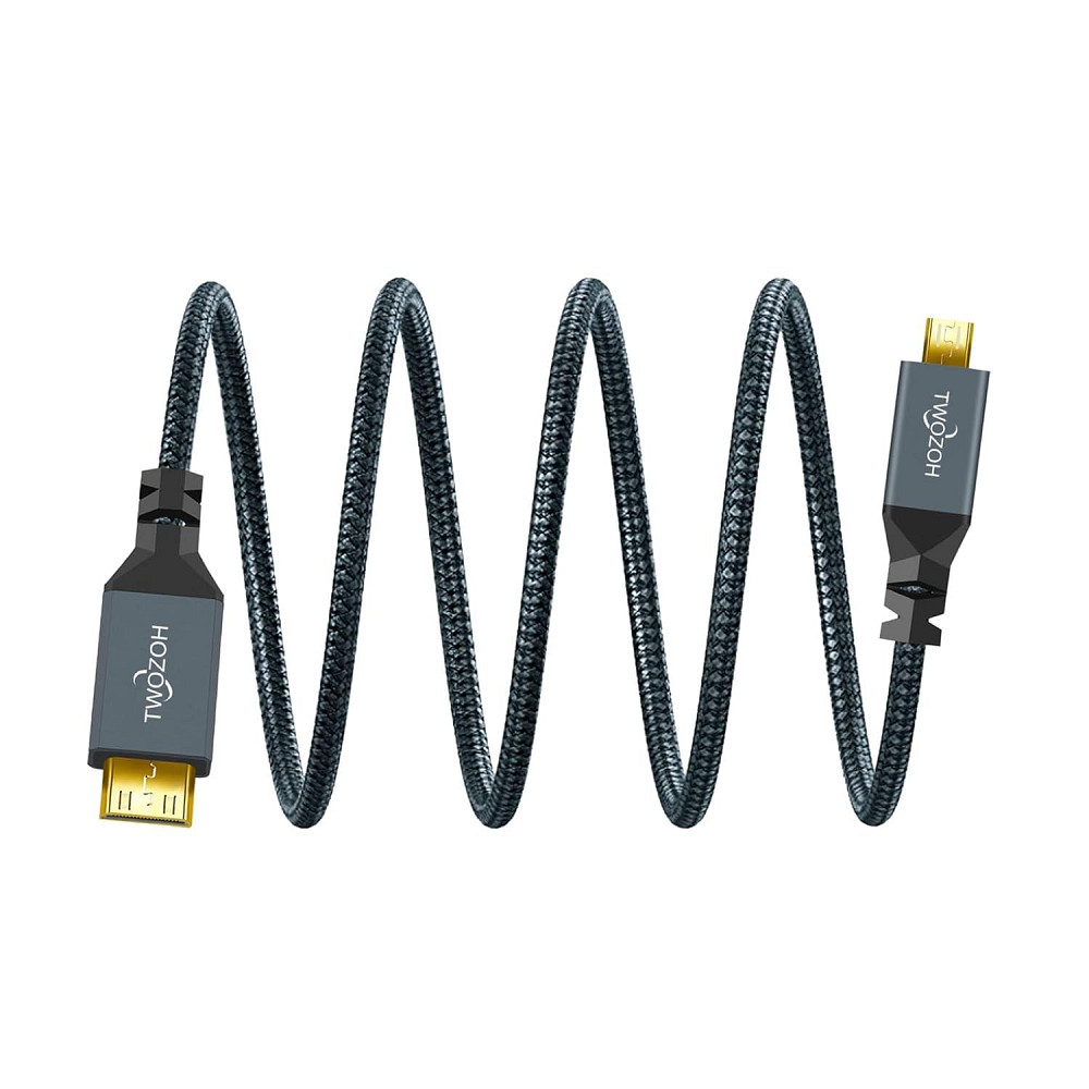 Кабель Micro HDMI — HDMI Twozoh 5 м Луцьк - фото 2