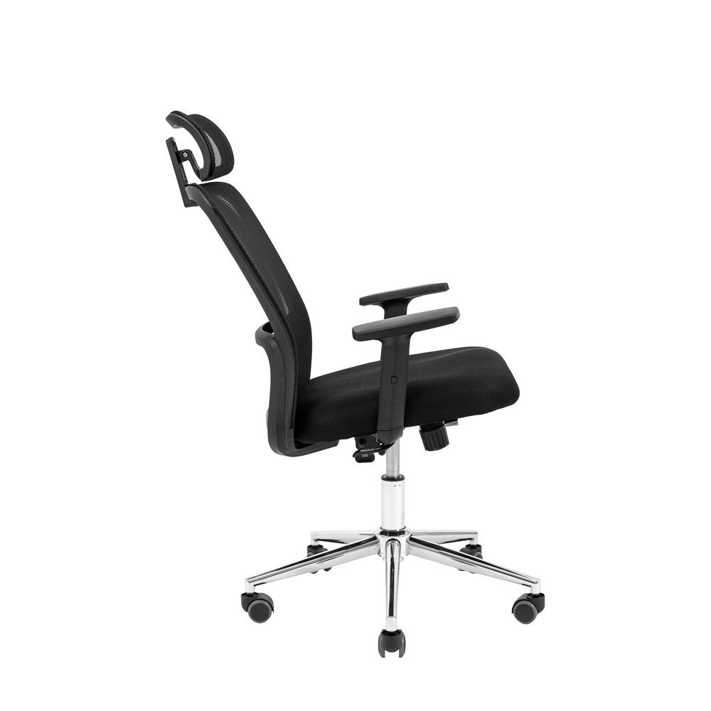 Офісне Крісло Керівника Expert М2 AnyFix Хром Чорний Київ - фото 3