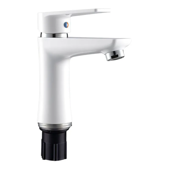 Змішувач для умивальника Plamix Oscar-001 White    ( PM0612 ) 25516 Харьков