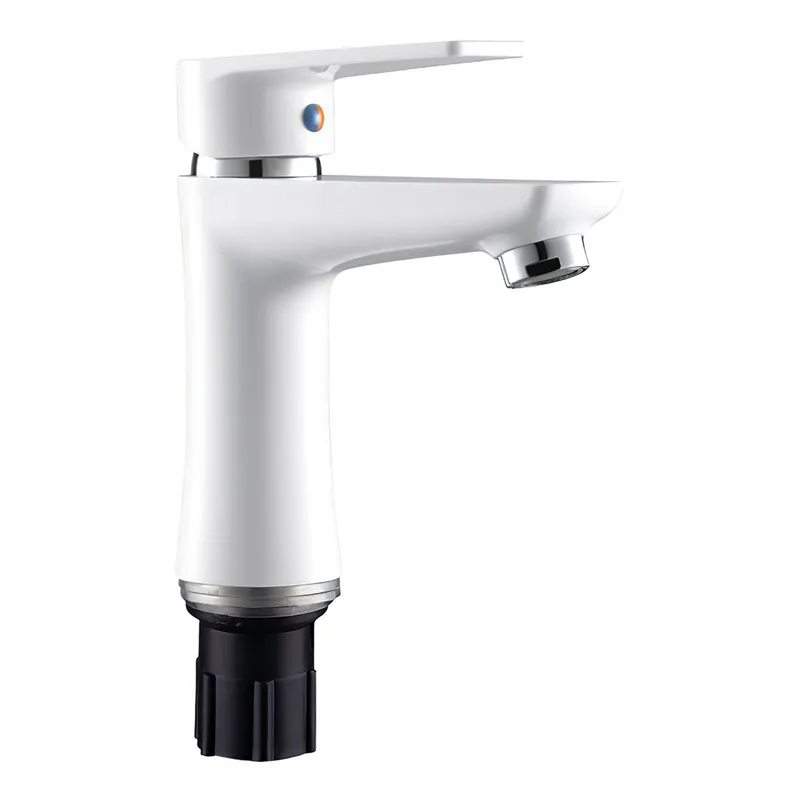 Змішувач для умивальника Plamix Oscar-001 White    ( PM0612 ) 25516 Харьков - изображение 1