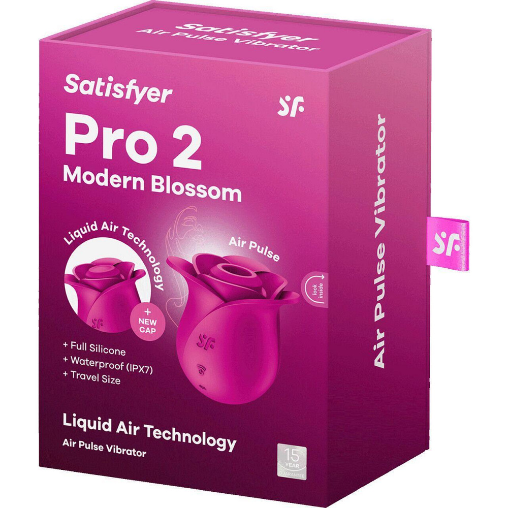 Вакуумний кліторальний стимулятор Satisfyer Pro 2 Modern Blossom, технологія Liquid Air Sex Aura Київ - фото 7